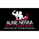 Aline Negra Fitness Studio Personal - logo